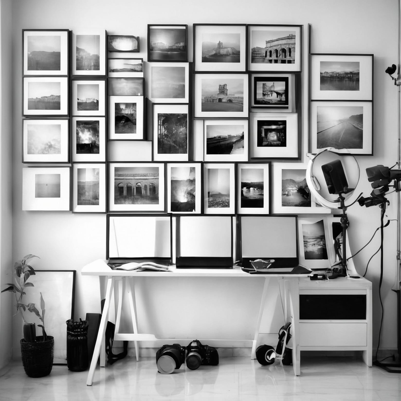 Fotógrafo profesional en acción